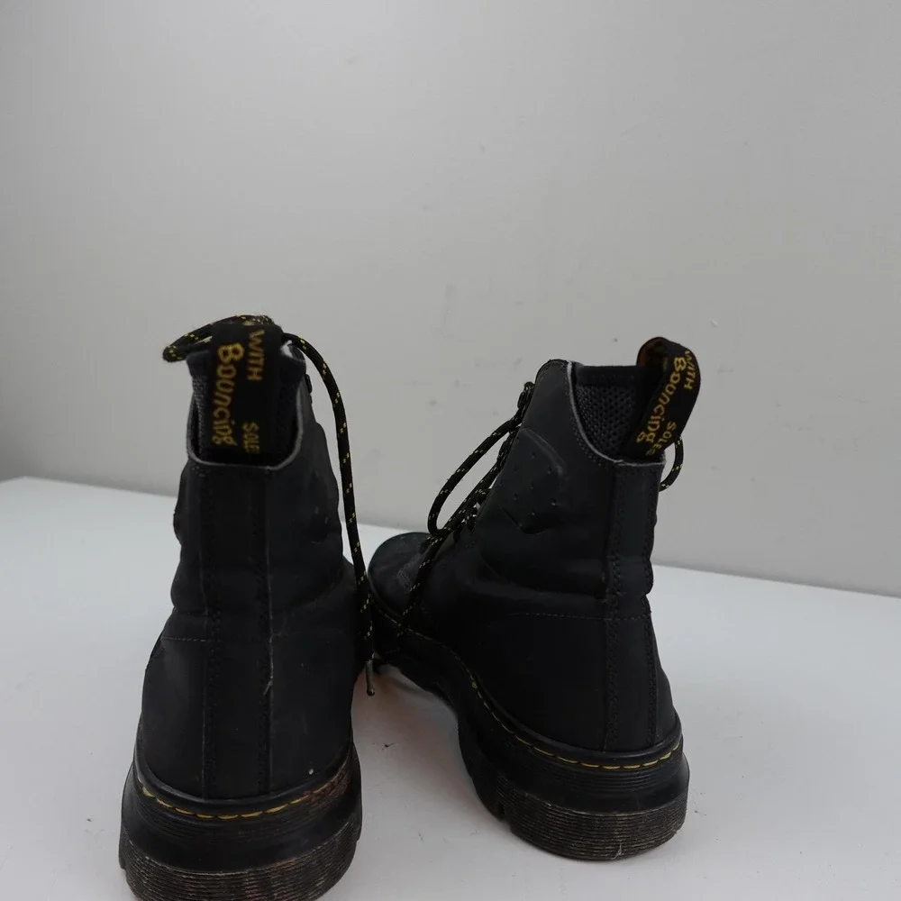 Dr. Martens Combs Tech II Boots Mens Size 11 Black Leather Lace Up Workwear